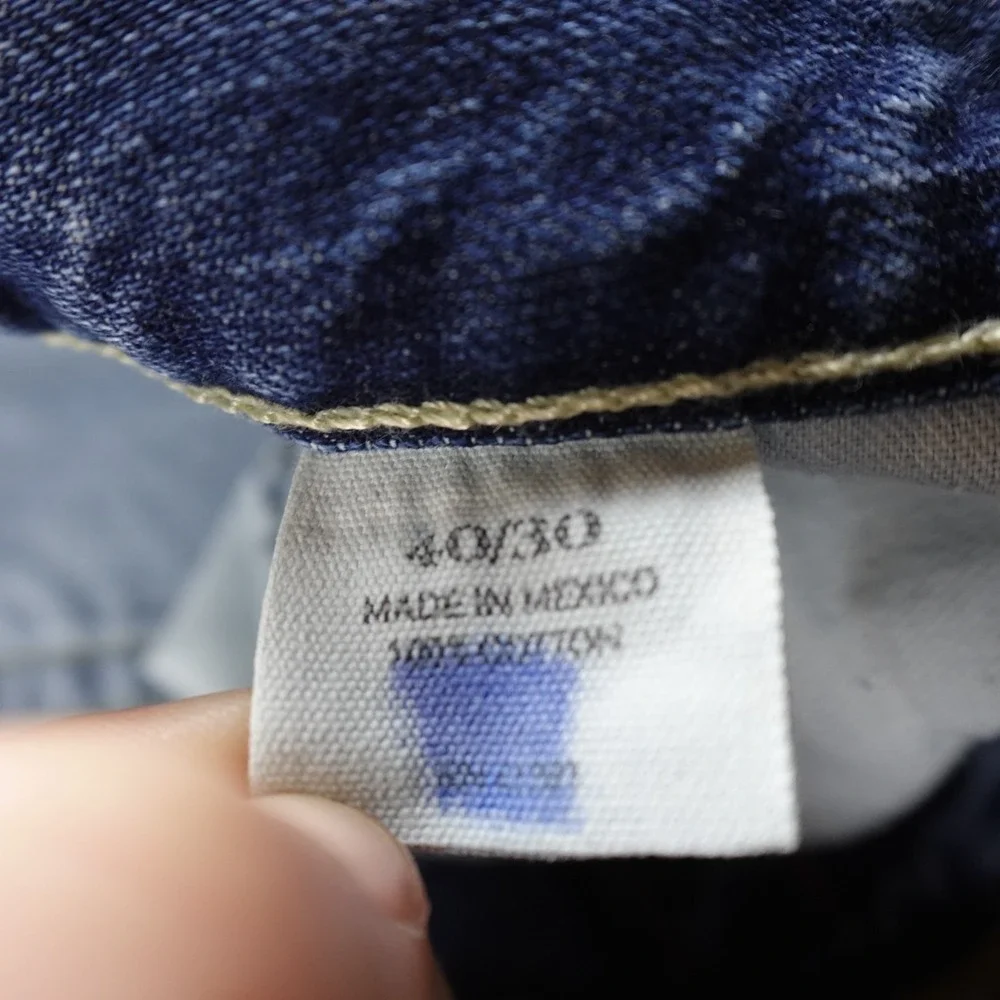 Polo Ralph Lauren Jeans Mens 40X30 Dark‎ Blue Denim Pants 867 Classic Straight